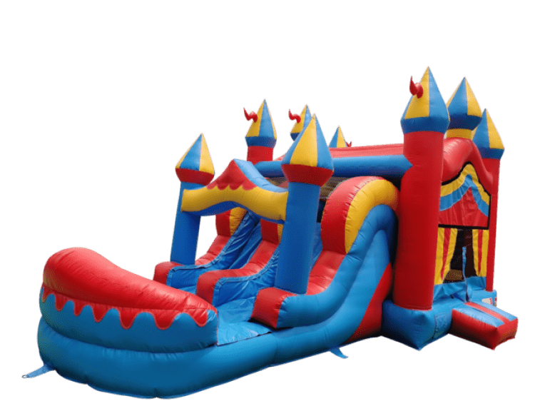 Majestic Castle Dual Lane Combo Bounce Slide (Wet or Dry) Majestic Castle Dual Lane Combo Bounce Slide (Wet or Dry)