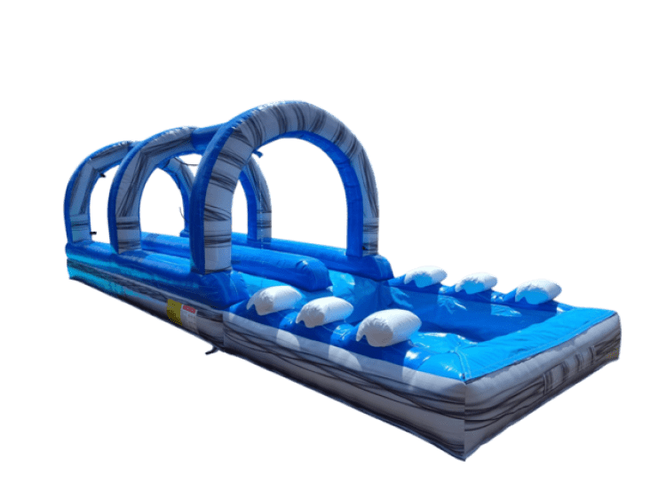 33' Long Ocean Wave Dual Lane Slip n Slide with Pool 33' Long Ocean Wave Dual Lane Slip n Slide with Pool