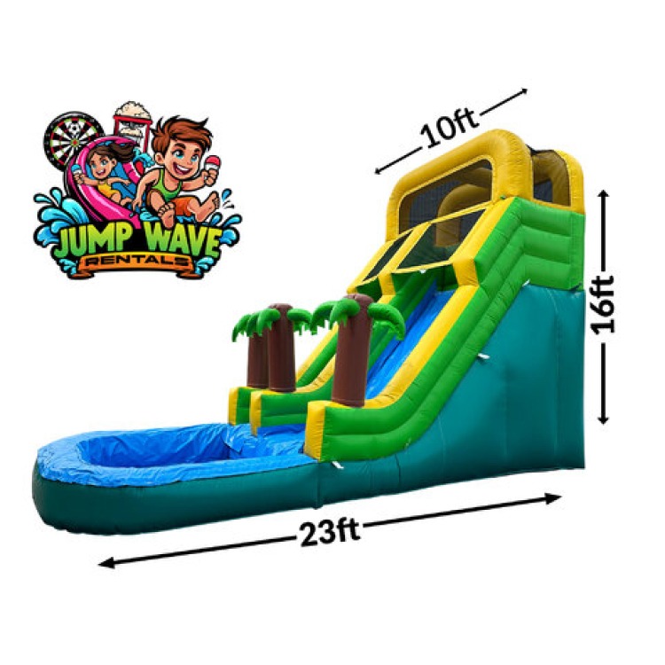 16Ft Island Breeze Sea green Slide with Pool (Wet or Dry) 16Ft Island Breeze Sea green Slide with Pool (Wet or Dry)