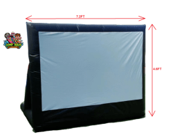 Family Outdoor Movie: Screen Only - Up to 10 people