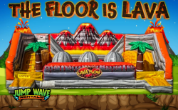 The Floor is Lava Wipeout Game