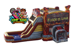 Floor is Lava Dual Lane slide Combo