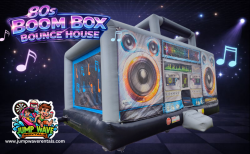 80's Boom Box Jumbo Bounce House